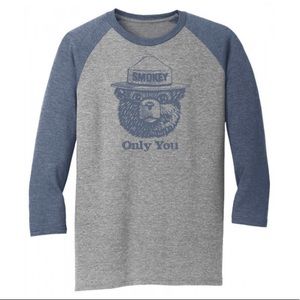 Official SMOKEY BEAR unisex jersey Size L NWOT‼️